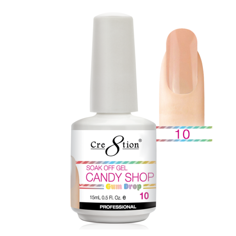 Cre8tion Candy Shop Gum Drop Gel Color 10